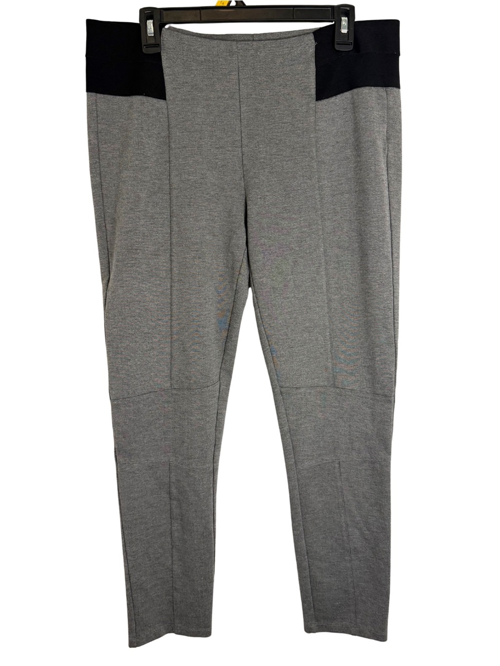 3/$20 Cirana Gray & Black Women's Knit Elastic Waist Pants Size XL